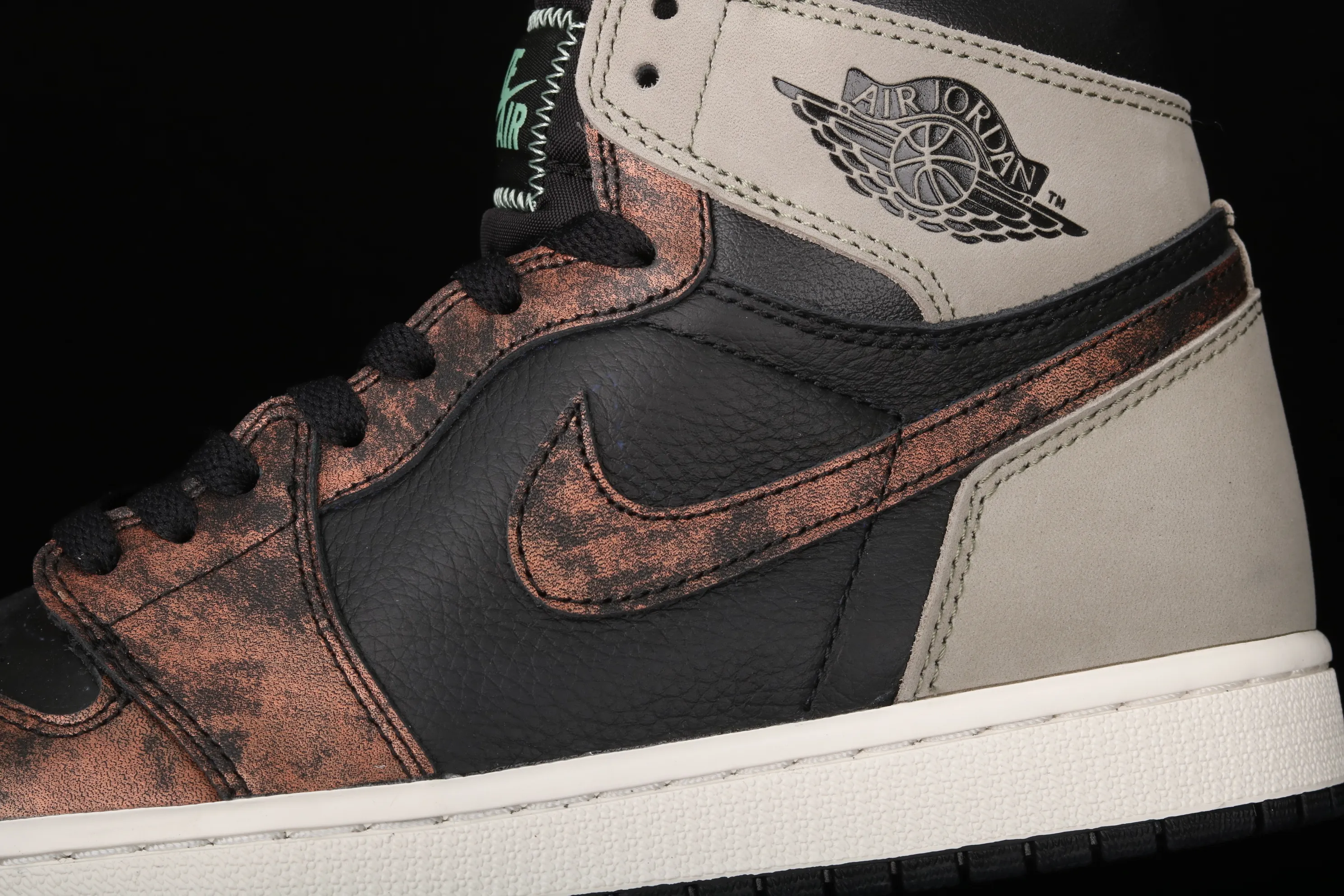 All categories Air Jordan Jordan series basketball shoes Air Jordan 1 High X version Air Jordan 1 High OG "Rust Shadow" AJ1 Joe 1 Bronze Brown 555088-033